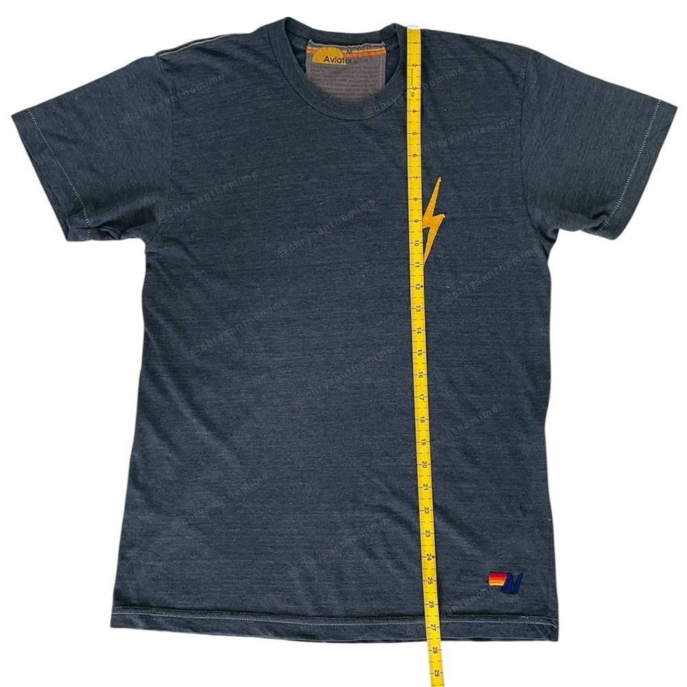 ⚡️AVIATOR NATION • BOLT TEE - Charcoal Grey - Picture 5 of 11